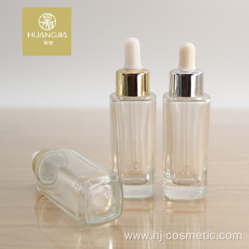 Wholesale dropper bottle 30ml glass square dropper bottles/ essence oil  bottles LOreal bottle with good price